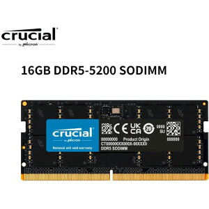Crucial m[gp\R p    16GB x1 DDR5 5200 tۏ CL42 SODIMM 262pin CT16G52C42S5 