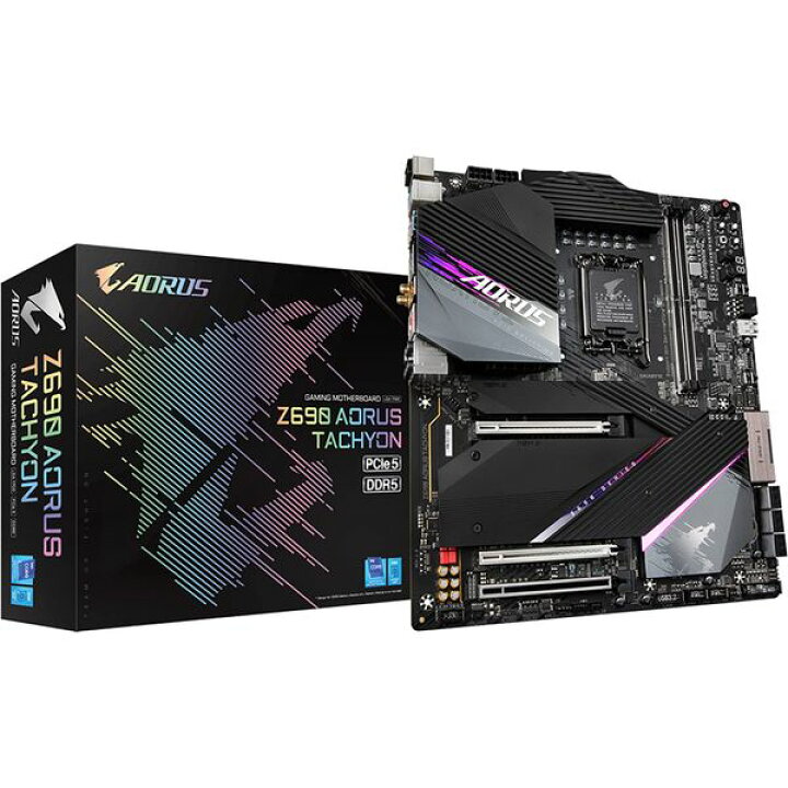 楽天市場】マザーボード GIGABYTE Z690 AORUS TACHYON 光る LGA1700 
