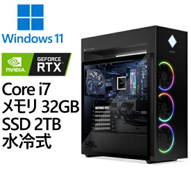 【メーカー延長保証付き】Core i7 メモリ 32GB SSD 2TB GeForce RTX 3080 Ti Windows11 HP ( ヒューレットパッカード ) OMEN by HP 45L Desktop GT22-0781jp ( 58Y96PA#ABJ/W2 ) デスクトップ パソコン 新品 ゲーミング 水冷 ゲーミングpc ゲーミングデスクトップ