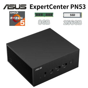 ASUS �~�j �f�X�N�g�b�v�p�\�R�� ExpertCenter PN53 CPU AMD Ryzen5 7535H ������ 8GB DDR5 �X�g���[�W 256GB SSD windows11 �L�� ����LAN USB4 ���� �ȃX�y�[�X �f�X�N�g�b�vPC �G�C�X�[�X PN53-S5097AD �V�i �y���Ԏw��