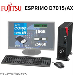 �x�m�� �f�X�N�g�b�v�p�\�R�� ESPRIMO D7015/AX CPU ��13���� Intel Core i5-13400 ������ 16GB SSD 256GB Windows11 pro �L��LAN DVD �X�[�p�[�}���`�h���C�u DisplayPort HDMI ���� �L�[�{�[�h �}�E�X �t�� �V�i FMVD62012P