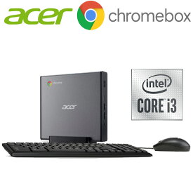 【ポイント最大47倍＆クーポン】 Acer 超コンパクト デスクトップパソコン Chromebox CXI4-F38Q intel Core i3 10110U メモリ 8GB eMMC 128GB ChromeOS 有線 無線LAN デスクトップ PC エイサー