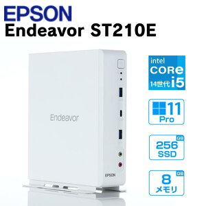 EPSON fXNgbvPC Endeavor ST210E Windows 11 pro 14 intel core i5 14500T  8GB SSD 256GB L[{[h }EX t RpNg݌v Vi ST210SBO58