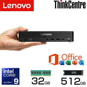 y{|Cgő4{!z yMS Officet  32GB AIځzlenovo fXNgbvp\R ThinkCentre M90q Tiny Gen 6 intel Core Ultra 9 285 SSD 512GB Windows11 LLAN fXNgbv PC P m{