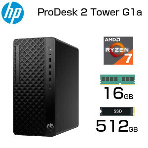 HP fXNgbvp\R ProDesk 2 Tower G1a CPU AMD Ryzen 7 8700G  16GB SSD 512GB OS Windows11 Pro DVDX[p[}` LLAN L[{[h }EX t fXNgbv PC B8KM7PA#ABJ