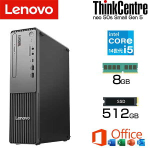 �yMS Office�t���zlenovo �f�X�N�g�b�v�p�\�R�� ThinkCentre neo 50s Small Gen 5 intel Core i5 14500 14�R�A ������ 8GB SSD 512GB DVD�X�[�p�[�}���` Windows11 Pro �L��LAN �f�X�N�g�b�v PC �P�� ���m�{