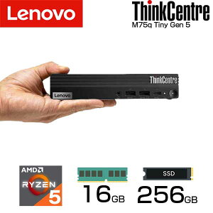 lenovo ^ fXNgbvp\R ThinkCentre M75q Tiny Gen 5 Ryzen 5 8500GE  16GB SSD 256GB Windows11 L fXNgbv PC P m{