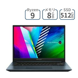 【 5月ずっとお得 ポイント2倍 】 15.6インチ OLED 有機EL フルHD AMD Ryzen 9 メモリ 8GB SSD 512GB Windows11 Office付き ASUS エイスース Vivobook Pro 15 OLED ( M3500QA-L1152W ) ノートパソコン ノートPC パソコン WEBカメラ