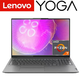 lenovo ノートパソコン Yoga Slim 760 Pro 82QQX026JP 16.0インチ WQXGA 120Hz タッチパネル Ryzen 7 5800H メモリ 16GB SSD 512GB GTX 1650 Windows11 ノートPC パソコン WEBカメラ