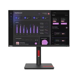 レノボ lenovo 23.8型 ワイド インチ フルHD ( 1920×1080 ) IPSノングレア ディスプレイ ThinkVision T24i-30 ( 63CFMARXJP ) モニター 75Hz ピボット チルト 高さ調整 スイーベル 23 インチ HDMI VGA D-SUB DisPlayPort