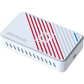 【プレゼントキャンペーン中】【国内正規認定品】 AVerMedia Live Gamer ULTRA S GC553Pro ゲームキャプチャーボード 4K60 HDR パススルー対応 PS5 PS4 Switch PC 配信・録画 USB 接続 Windows Mac HDMI ウルトラワイドホワイト ブラック