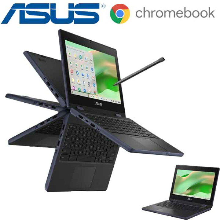 【タイダイ】ASUS エイスース 11.6型ノートPC Chromebook CZ11 Flip(タッチパネル/4GB/64GB/Officeなし) CZ1104FM2A-NS0047