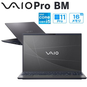 VAIO 16.0C` m[gp\R WUXGA VAIO Pro BM Windows11 Pro 13 intel Core i5 1334U  16GB SSD 256GB WEBJ m[gPC Vi VJBM114000003y@ll/sz