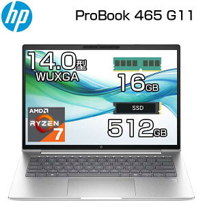 HP 14.0�^ �m�[�g�p�\�R�� ProBook 445 G11 WUXGA �t�� CPU AMD Ryzen 7 7735U ������ 16GB DDR5 SSD 512GB windows11 pro �w��Z���T�[ WEB�J���� ���� �q���[���b�g�p�b�J�[�h �V�i A25C1PA-ABFK