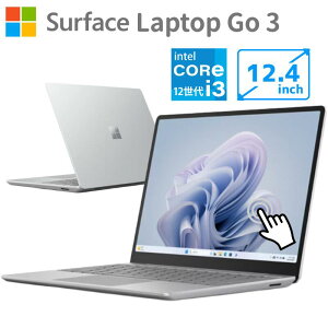 Microsoft Surface Laptop Go 3 12.4�^ �^�b�`�p�l�� Intel Core i5-1235U ������ 8GB / 16GB SSD 128GB / 256GB Windows11 Pro �L�[�{�[�h ���{�� / �p�� �y�� ��1.13kg �w��F�� �m�[�gPC �V�i �y���@�l�l��/��������s�z