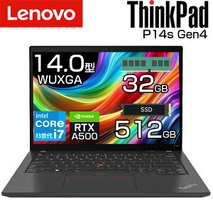 yő1500~OFFN[|z ye  32GBz lenovo m[gp\R ThinkPad P14s Gen 4 14.0C` WUXGA intel Core i7 1370P 14RA SSD 512GB NVIDIA RTX A500 Windows11 Pro L F wZT[ oC 