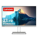 【エントリーでポイント5倍:最大33倍】 液晶モニター ディスプレイ 23.8型 モニター Lenovo Lenovo L24i-40 100Hz フルHD 1920×1080 IPS スピーカー バックライト WLED 4ms 250cd/m2 67A8KAC3JP