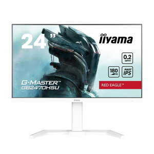 iiyama �}�E�X�R���s���[�^�[ G-MASTER �Q�[�~���O���j�^�[ 23.8�C���` ���j�^�[ �t��HD (1920x1080) IPS �p�l�� HDMI DisplayPort USB Type-C �������� �p�x���� ��] �f�B�X�v���C �V�i GB2470HSU-W6 �y�������/��