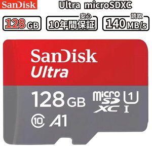SanDisk Ultra microSDXC 128GB A1 UHS-I ����140MB/s Android �X�}�z �e�� �g�� �^�u���b�g �ǉ��X�g���[�W SDSQUAB-128G-JN3MA
