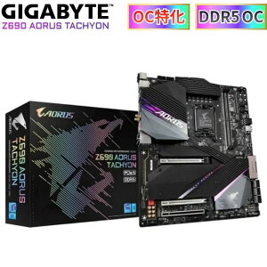 �y�|�C���g�ő�28�{�z GIGABYTE Z690 AORUS TACHYON �}�U�[�{�[�h OC���� �I�[�o�[�N���b�N ���Z���� DDR5 LGA1700 ��12/13/14���� Core�Ή� E-ATX