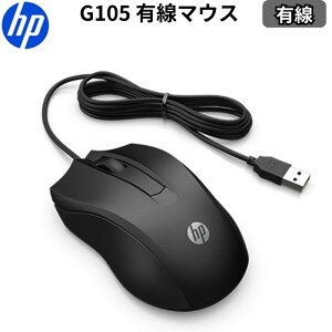 �y�|�C���g�ő�28�{�z HP G105 �L���}�E�X USB ���w�� 1600DPI ���E�Ώ̃f�U�C�� �Ɩ��p �@�l���� �e�����[�N �u���b�N 822M9UT#UUF