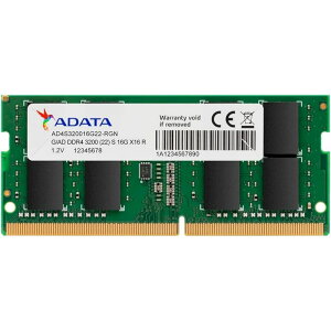 ADATA AD4S32008G22-SGN �@�l��p���f�� �m�[�g�p������ 8GB DDR4-3200 (PC4-25600) 260-Pin SO-DIMM �y����s��/�@�l����z