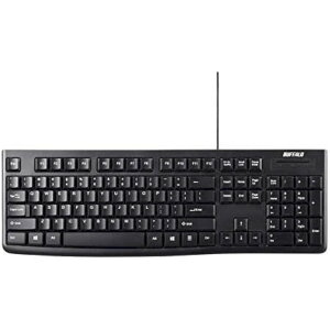 BUFFALO �L�[�{�[�h BSKBU100ENBK USB�ڑ� �L���X�^���_�[�h�L�[�{�[�h English�z�� �V�i ���͋@�� �y����s��/���Ԏw��s�z