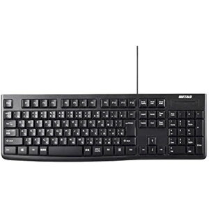 BUFFALO �L�[�{�[�h BSKBU100BK USB�ڑ� �L���X�^���_�[�h�L�[�{�[�h �u���b�NUSB�ڑ� �L���X�^���_�[�h�L�[�{�[�h �u���b�N �V�i BSKBU100BK �y�����/���Ԏw��s�z