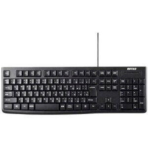 BUFFALO �L�[�{�[�h BSKBU100BKZ USB�ڑ� �L���X�^���_�[�h�L�[�{�[�h �u���b�N �V�i ���͋@�� �y����s��/���Ԏw��s�z