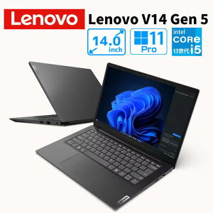 Lenovo 14.0�^ �m�[�g�p�\�R�� V14 Gen 5 �t��HD (1920×1080) Windows11 pro 13���� intel core i5 ������ 6GB SSD 256GB HDMI USB Type-C �e���L�[ ���m�{ �V�i 83GU007UJP