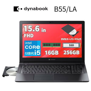 Dynabook 15.6�C���` �m�[�g�p�\�R�� B55/LA CPU ��13���� intel Core i5 1334U ������ 16GB SSD 256GB DVD �X�[�p�[�}���`�h���C�u �E�F�u�J���� �w��F�� RGB �L�� ����LAN �_�C�i�u�b�N �V�i A6BWLALC5EWA �y���Ԏw