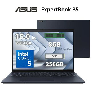 ASUS 16.0�^ �m�[�g�p�\�R�� ExpertBook B5 ( B5604CVA ) CPU Intel Core 5 120U ������ 8GB DDR5 SSD 256GB Windows11 pro WUXGA �f�B�X�v���C Thunderbolt4 Web�J���� ����LAN ���� �V�i �G�C�X�[�X B5604CVA-Q90093XA �y�@�l����E