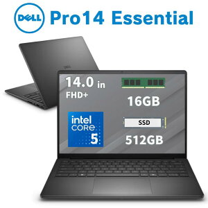 �y�ő�82��OFF���|�C���g30.5�{�z Dell 14�^ �m�[�g�p�\�R�� Dell Pro 14 essential CPU intel Core 5 120U ������ 16GB SSD 512GB Windows 11 Pro ��� �����^�� �f�� �m�[�gPC �V�i NBLA152-012N1 �y�@�l����/���Ԏw��/���