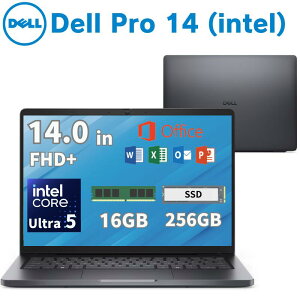 �f�� 14.0�C���` �m�[�g�p�\�R�� Dell Pro 14 �I�t�B�X �t�� CPU intel core ultra 5 225U ������ 16GB SSD 256GB windows11 pro �L�� ����LAN web�J���� Copilot �L�[ ���� �V�i �m�[�gPC NBLA150-009H1 �y���Ԏw��/����s��