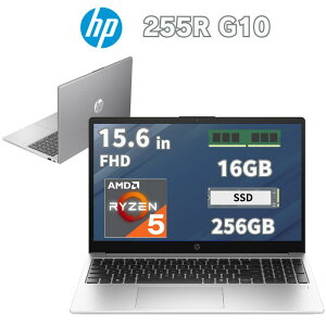 HP 15.6�C���` �m�[�g�p�\�R�� 255R G10 CPU AMD Ryzen 5 7535U ������ 16GB SSD 256GB windows11 pro �E�F�u�J���� ����LAN �w��Z���T�[ ���� �q���[���b�g�E�p�b�J�[�h �V�i C39BPAT#ABJ �y���Ԏw��/����s�z