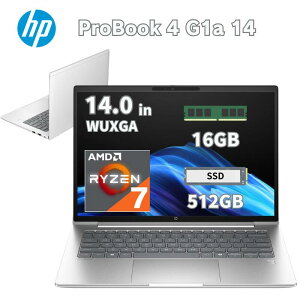 HP 14�C���` �m�[�g�p�\�R�� Pro ProBook 4 G1a 14 CPU AMD Ryzen 7 250 ������ 16GB SSD 512GB windows11 pro WUXGA �t���f�B�X�v���C �w��F�� �E�F�u�J���� ���� �q���[���b�g�E�p�b�J�[�h �V�i BT6H7PT-AAAA �y���Ԏw