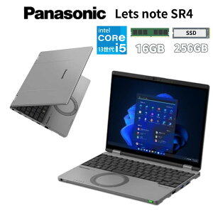 Panasonic 12.4�^ �m�[�g�p�\�R�� Let's note SR4 ��13���� intel core i5 1345PvPro ������ 16GB SSD 256GB windows 11 pro WQHD �f�B�X�v���C ����LAN Web�J���� ���� �p�i�\�j�b�N �V�i CF-SR4RDAAS �y�@�l����E����E����