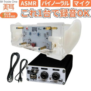 �l�H�� �o�C�m�[�����}�C�N ASMR�^�� �}�C�N ���� �X�}�z PC�Ή� USB �I�[�f�B�I�C���^�[�t�F�C�X ������ ADBMM ADBMMUAD BitTradeOne �V�i