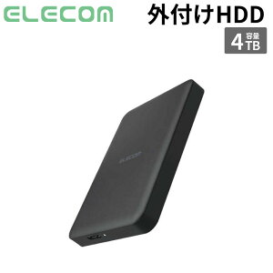 �G���R�� Portable Drive USB3.2 Gen1 4TB Black ELP-HTV040UBK �V�i �y����s��/���ԑюw��s�z