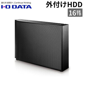 I-O DATA USB 5Gbps USB 3.2 Gen1 �Ή� ��e�ʊO�t���n�[�h�f�B�X�N 16TB 1�� HDCX-UT16P �y����s��/���ԑюw��s�z