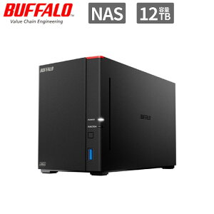 Buffalo �o�b�t�@���[ LinkStation �V�i NAS �f�[�^�ۑ� LS720D1202 �����N�X�e�[�V���� LS720D �l�b�g���[�NHDD 2�x�C 12TB LS720D1202 �y����s��/���ԑюw��s�z