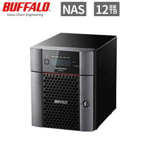 Buffalo �o�b�t�@���[ TeraStation �V�i NAS �f�[�^�ۑ� TS5420DN1204 TS5420DN�V���[�Y 4�h���C�u 12TB TS5420DN1204 �y����s��/���ԑюw��s�z
