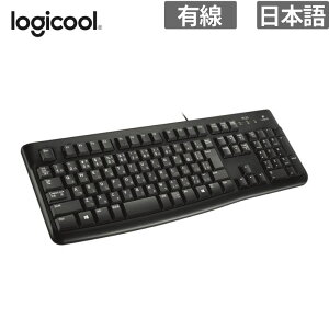 ���W�N�[�� �L�[�{�[�h K120 USB�X�^���_�[�h �p�\�R�� �L�[�{�[�hLogicool Keyboard k120 �u���b�N �V�i ���͋@�� K120 �y����s��/���Ԏw��s�z