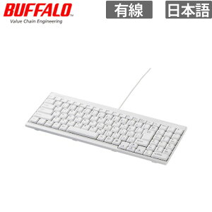 �o�b�t�@���[ �L�[�{�[�h BSKBU14WH USB�ڑ� �L���X�����L�[�{�[�h �z���C�g �V�i ���͋@�� BSKBU14WH �y����s��/���Ԏw��s�z