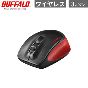 BUFFALO �}�E�X ���� BlueLED 3�{�^�� �v���~�A���t�B�b�g�}�E�X ���b�h �V�i ���͋@�� BSMBW300MRD �y����s��/���Ԏw��s�z