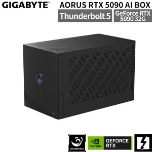 �O���t�B�b�N�{�[�h GIGABYTE AORUS RTX 5090 AI BOX �O�t��GPU Thunderbolt 5 AI ���� NVIDIA GeForce RTX 5090 32GB GPU GV-N5090IXEB-32GD�y����s��/���ԑюw��s�z