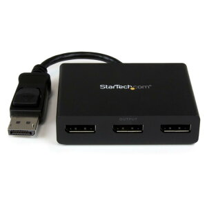 StarTech.com 3|[gMSTnu DisplayPort - 3x DisplayPort }`j^[Xvb^ 4KΉ fBXvC|[g(IX) - 3|[g fBXvC|[g(X) WindowŝݑΉ MSTDP123DP
