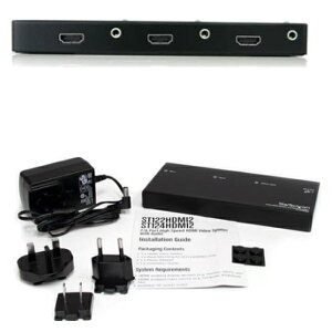 StarTech.com 2o͑ΉHDMIXvb^[z 3.5mmXeII[fBIΉ 1080p/1920x1200 ST122HDMI2