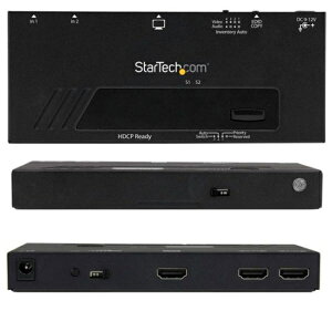 StarTech.com 21oHDMIfBXvCؑ֊/ZN^[/XCb` 1080p /Dؑ֋@\t VS221HDQ