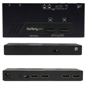 StarTech.com 22oHDMI}gbNXXCb`[ؑ֕z 2x2 HDMIrfIZN^[Xvb^[ 1080p /Dؑ֋@\t VS222HDQ